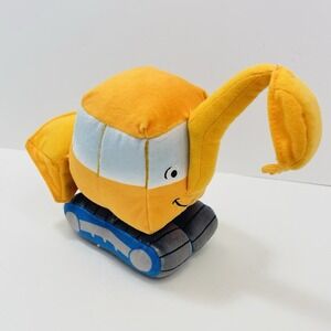 Merry Makers Little Excavator Plush Toddler Toy Pretend Construction